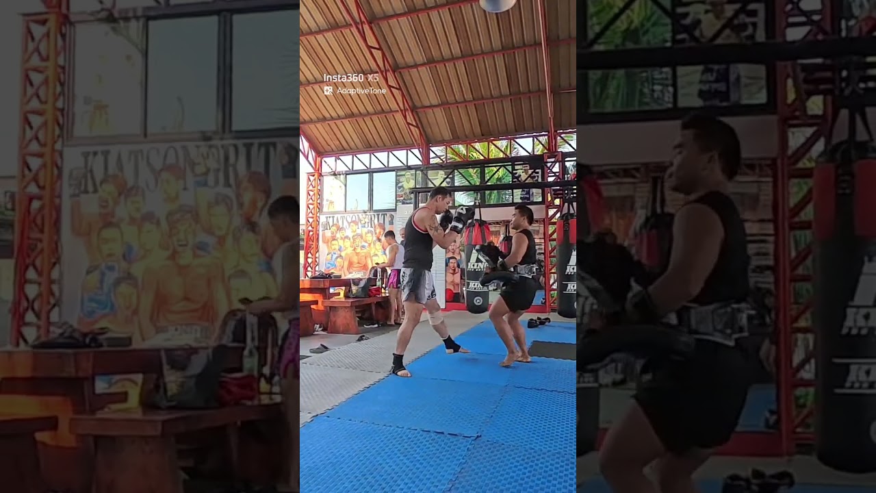 Round 1 with Kru Dream at Kiatsongrit Muay Thai gym January 13, 2026