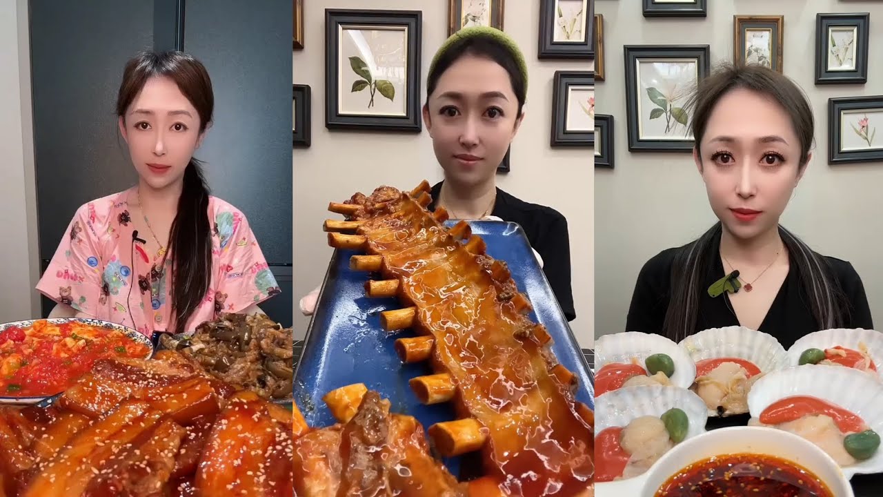 Mukbang #54 : Eat pig brain belly pork 🍖🍖, ,Noodles🍜🍜..#belly #mukbang #eatingshow #delicious 