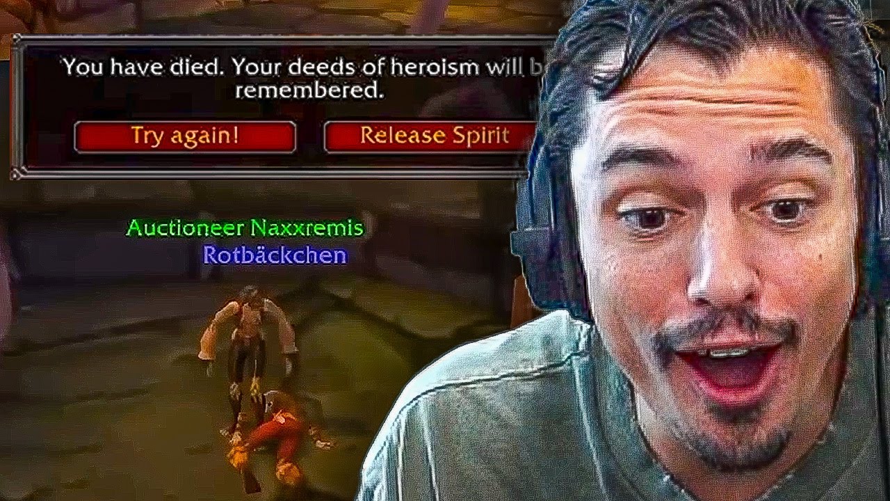 Bank Alt Accidentally Kills Himself in Hardcore WoW...