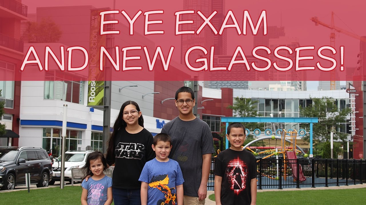 CLARIFYE EYE EXAM PLUS NEW GLASSES for BREANNA | Family Vlog with Kids!