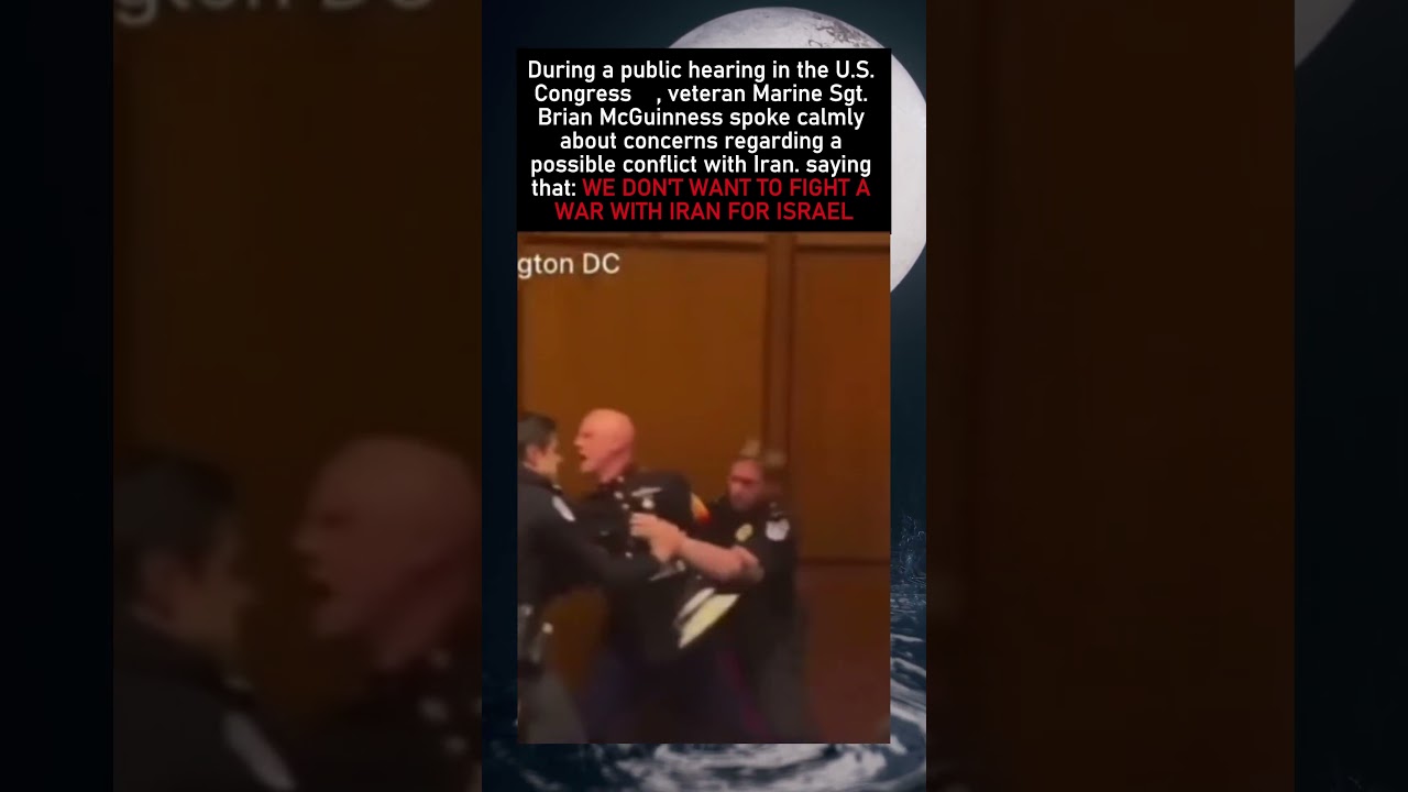 Veteran Sgt. Brian McGuinness Speaks in Congress About War Concerns