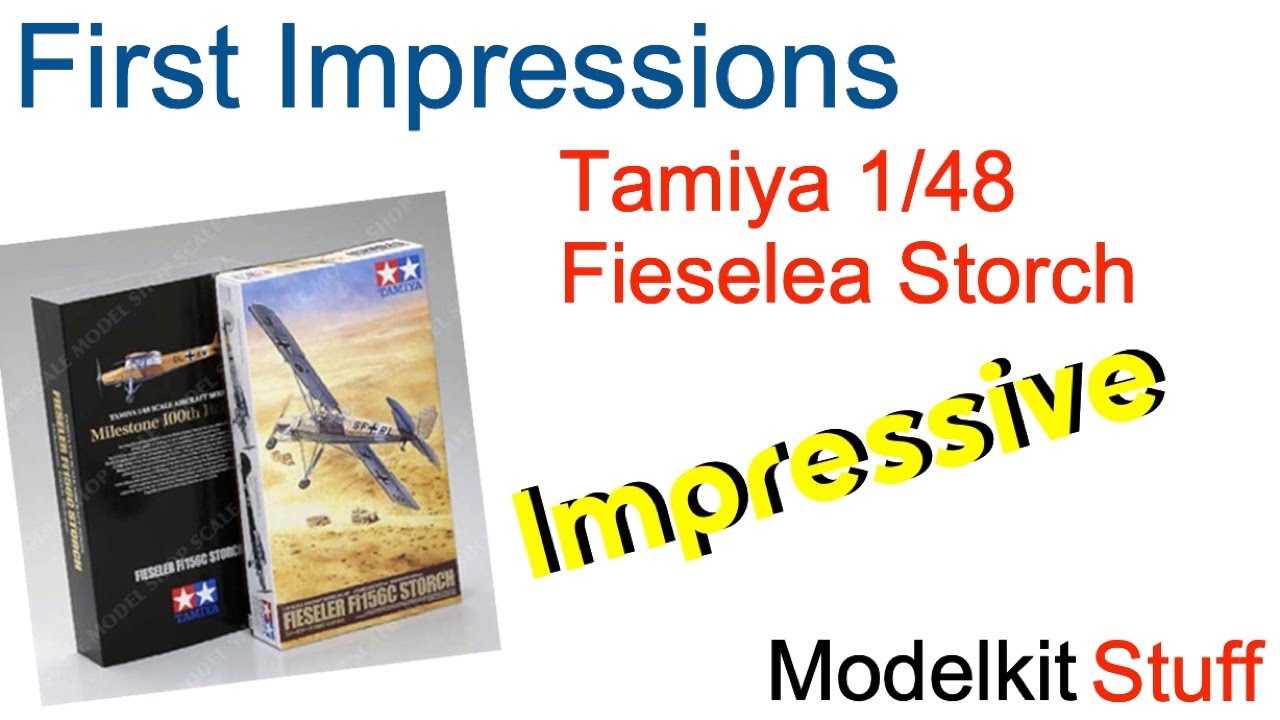 First impressions Tamiya 1:48 Fieselea Storch