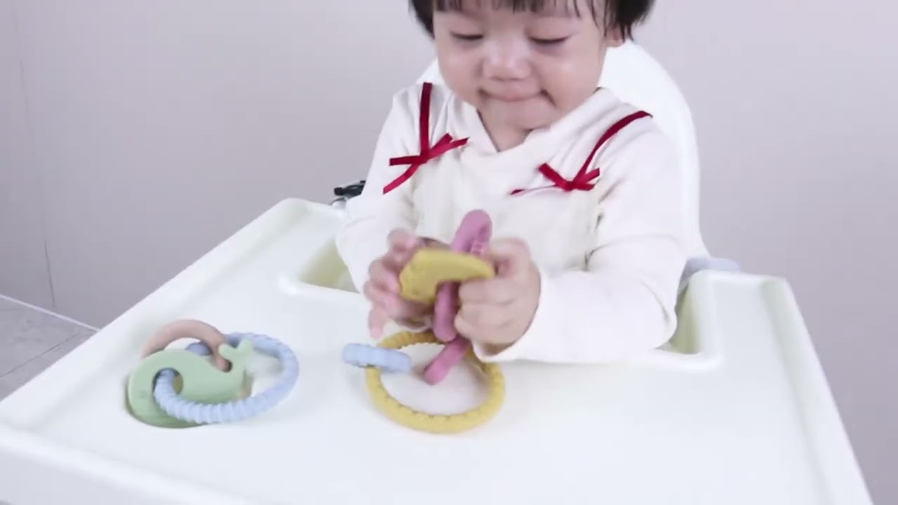 Sensory Stimulation Galore: Baby Rattle Teether Experience l Melikey