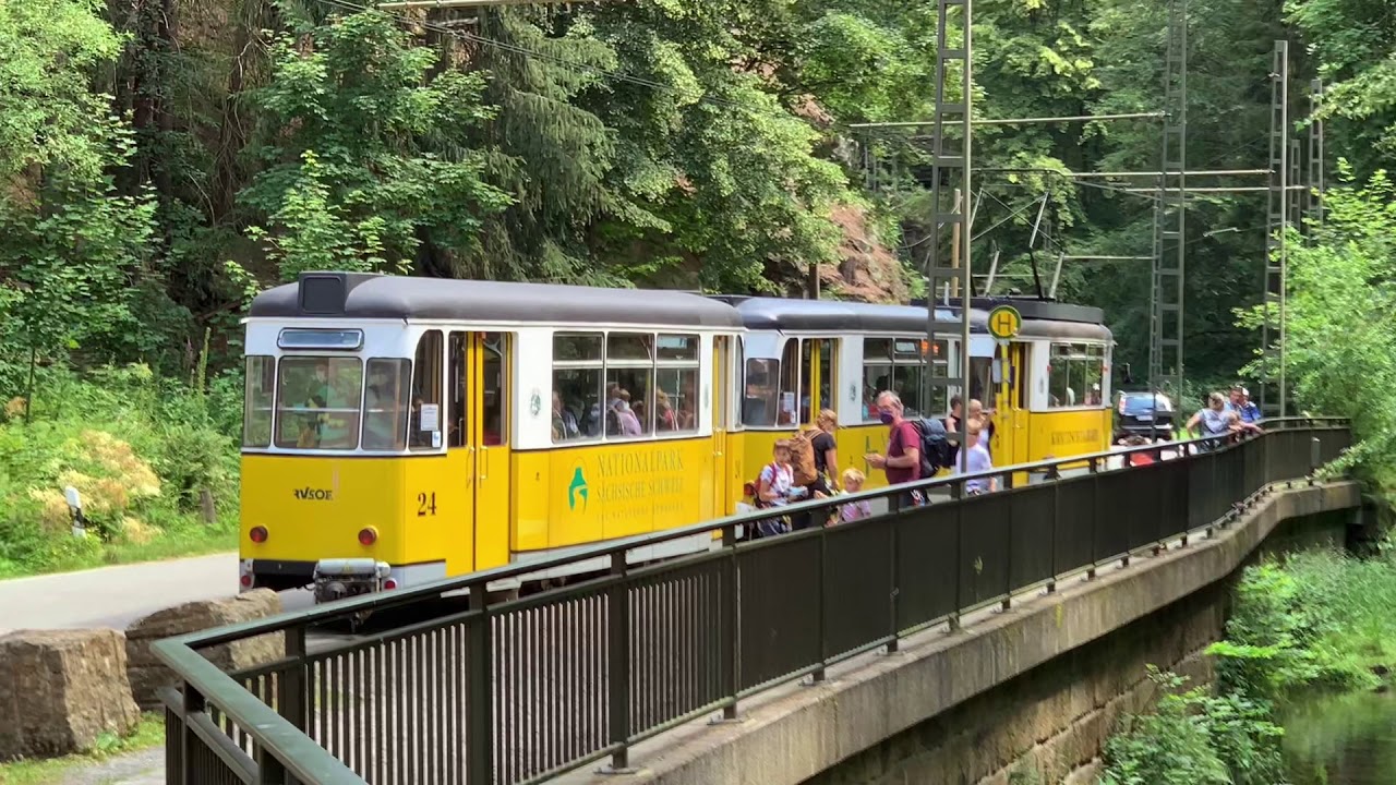 Saské Švýcarsko - Křinická tramvaj v Bad Schandau