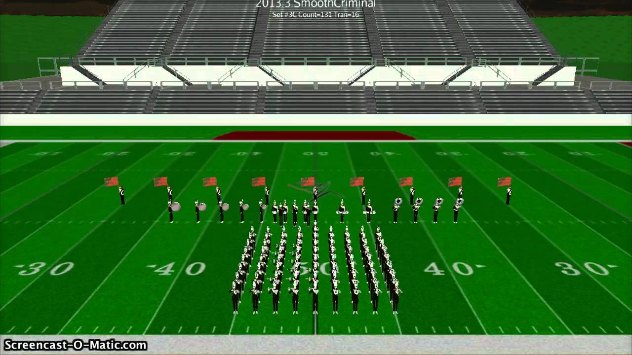 2013 Marching Band Drill - Smooth Criminal