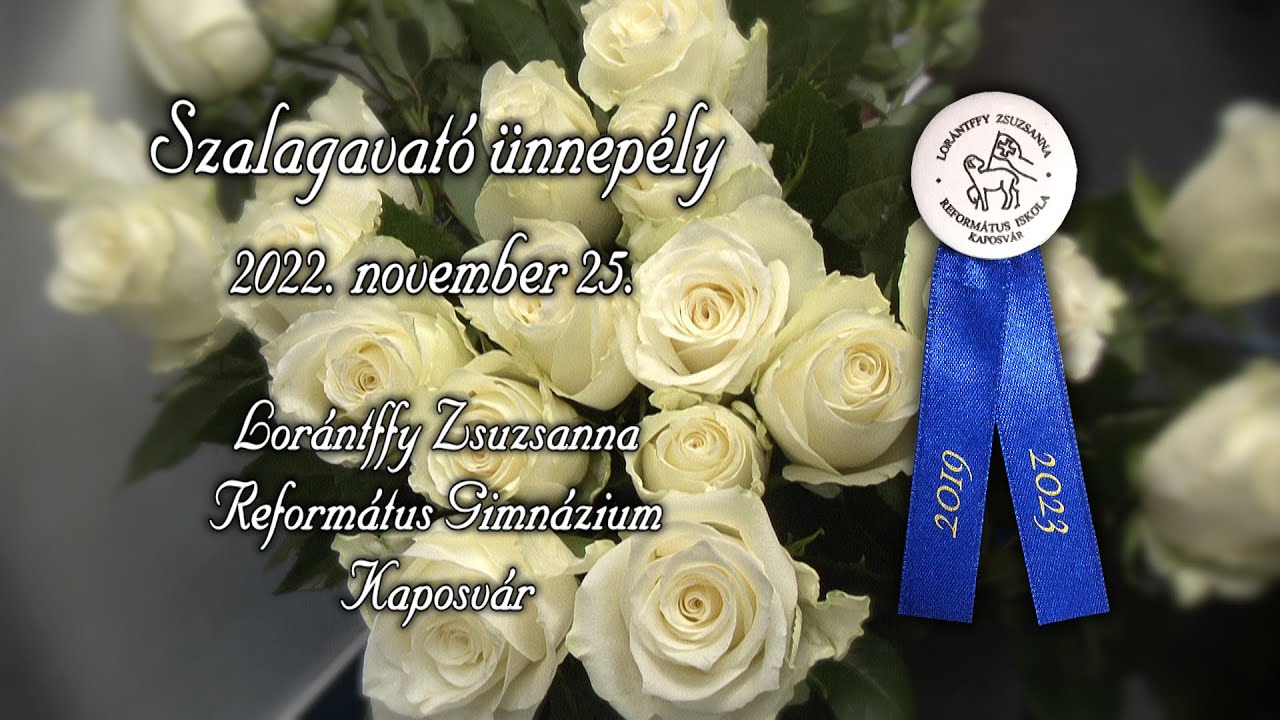 Szalagavató ünnepély - 2022. november 25.