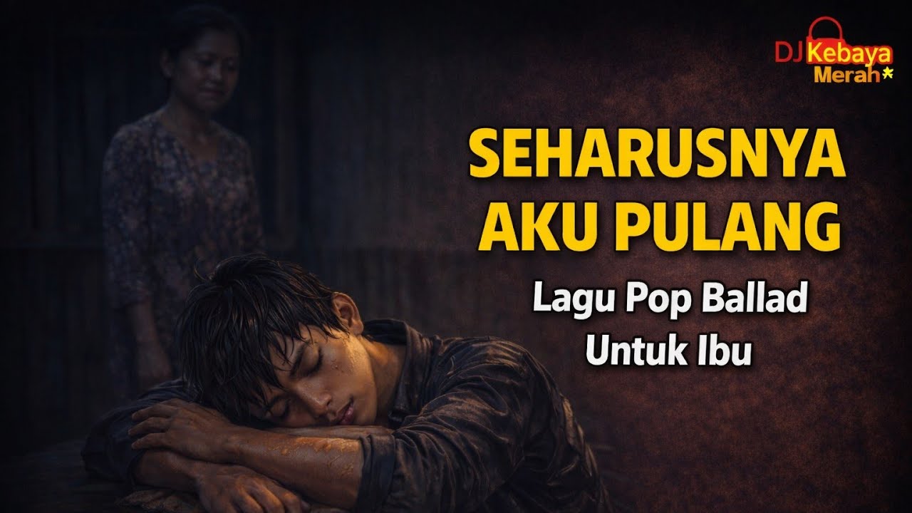 SEHARUSNYA AKU PULANG - Lagu Pop Ballad Untuk Ibu | DJ Kebaya Merah. 