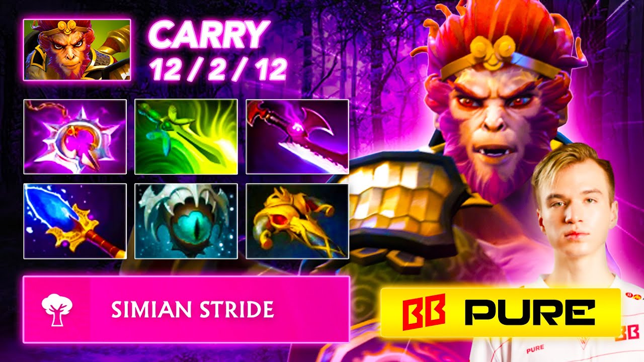 [7.39c] Чистый MONKEY KING Carry | Полный игровой процесс Dota Class