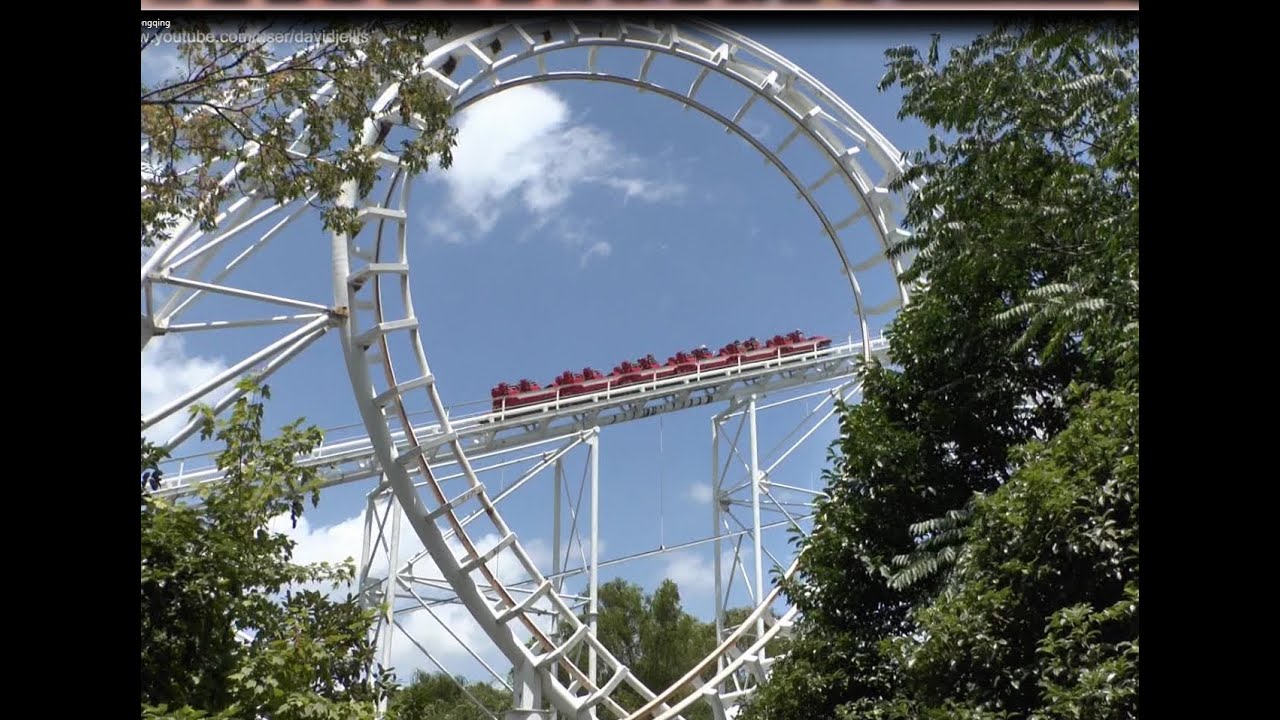 Loop and Spiral Coaster - Gongqing Forest Park, China