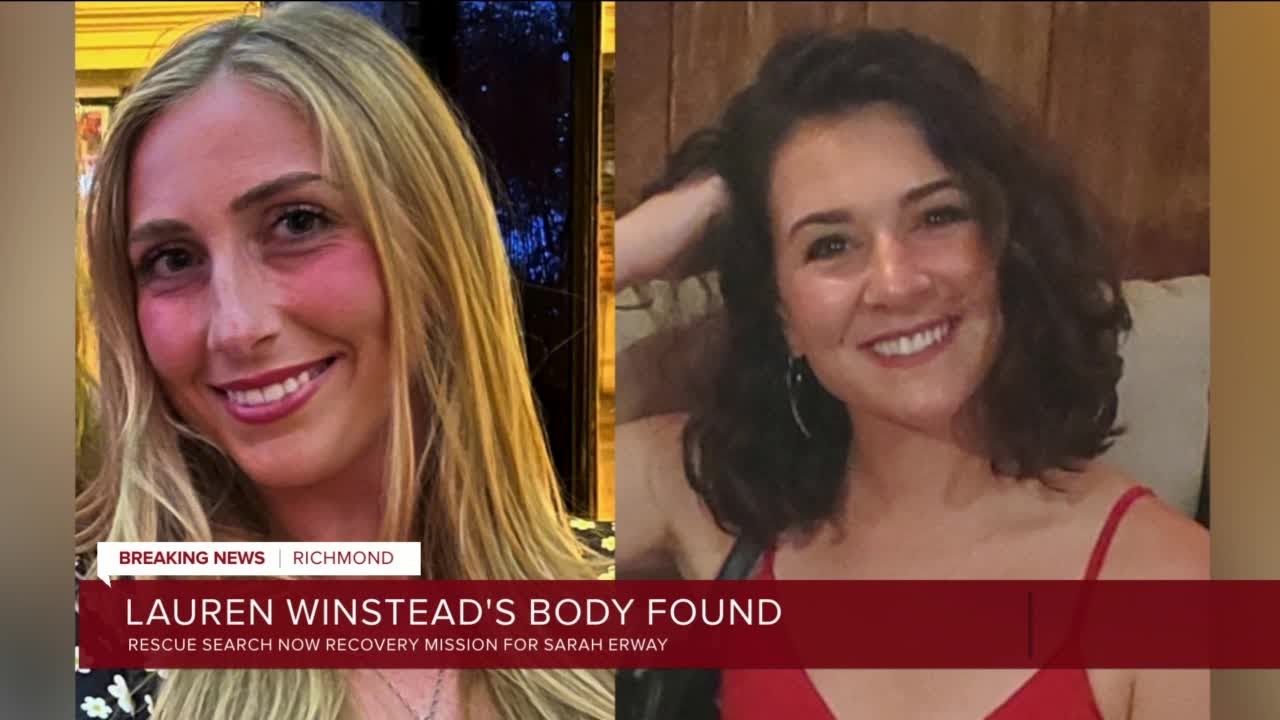 Missing woman's body found in James River in Richmond