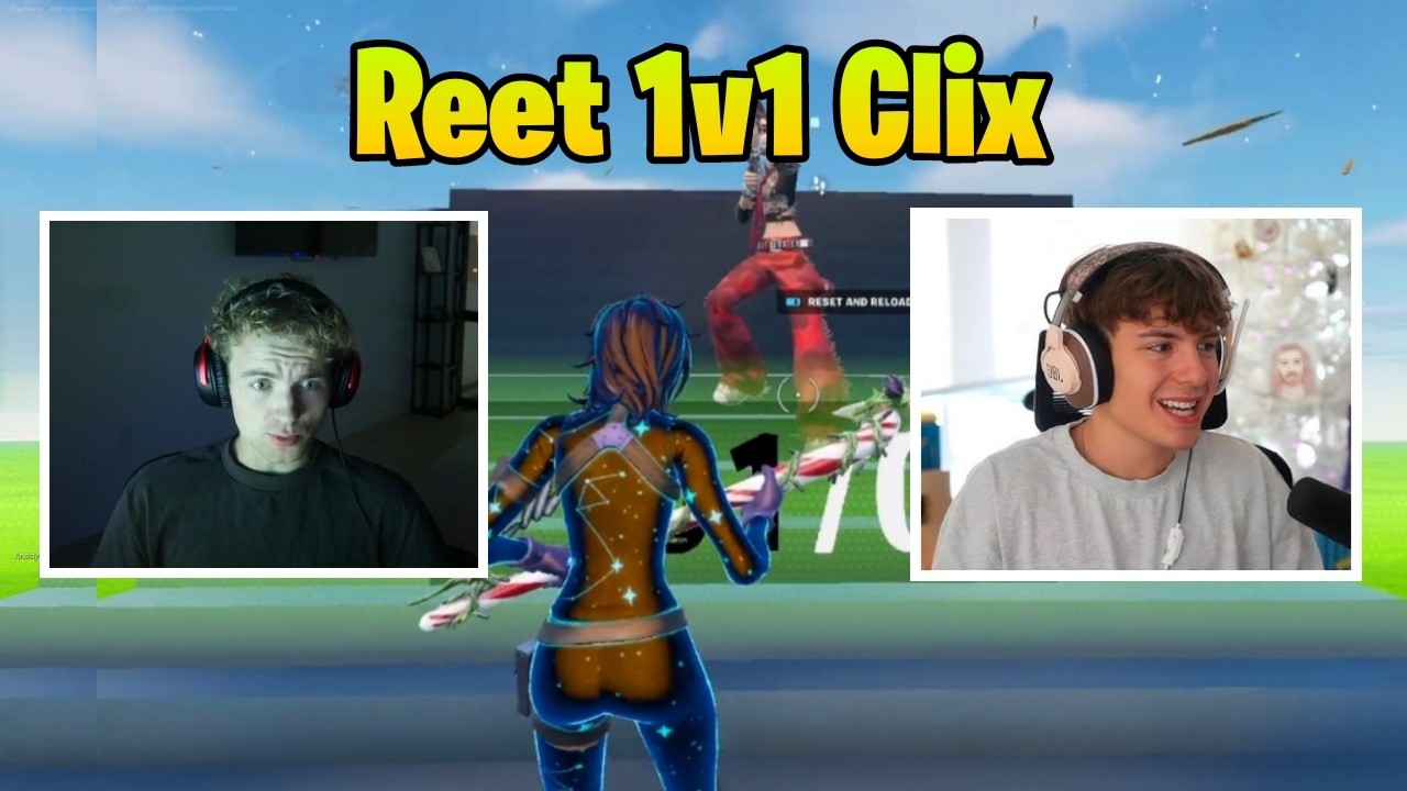 Reet VS Clix INSANE 1V1 Fortnite!