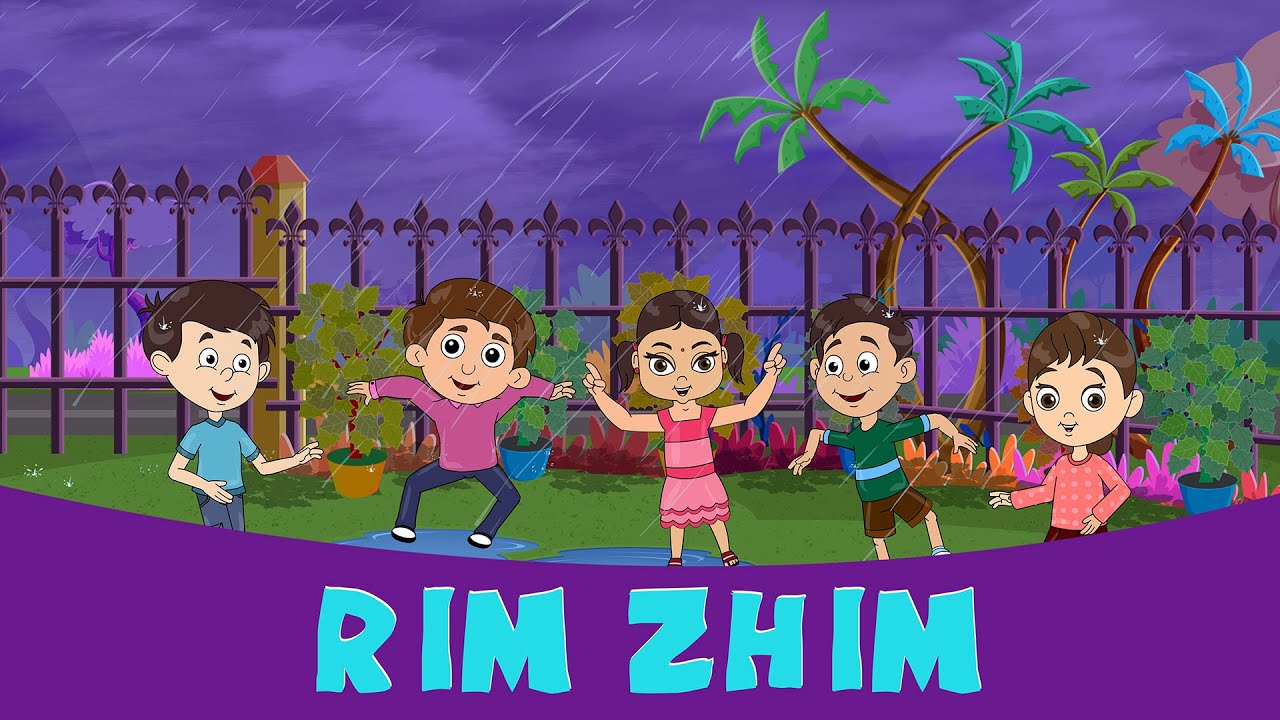 Rim Zhim | Marathi Badbad Geete | Marathi Balgeet for Kids | Latest Marathi Balgeet
