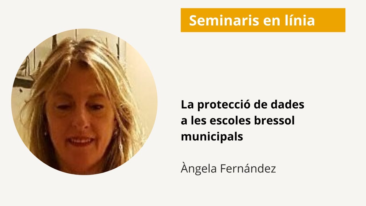 La protecció de dades a les escoles bressol municipals 2022