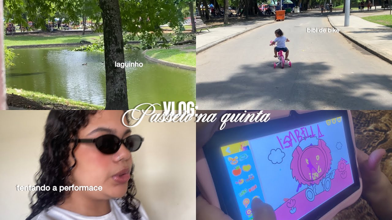 VLOG: PASSEIO NA QUINTA, BIBI NA BICICLETA, CELULAR CAINDO NA PISCINA E ETC