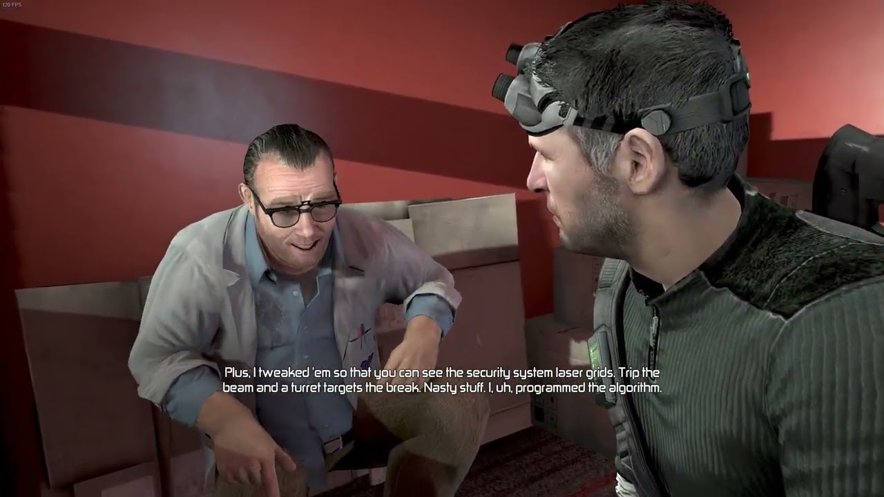 Tom Clancy's Splinter Cell  Conviction Sam Fisher meets Fryman and gets Nightvision Googles