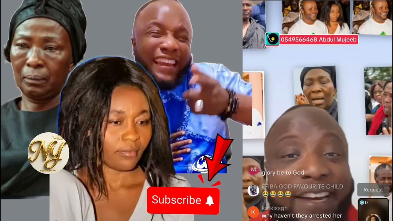 Kamel Mohammed is on tiktok live with other tiktokers and is blasting Akosua Serwaa and that team...
