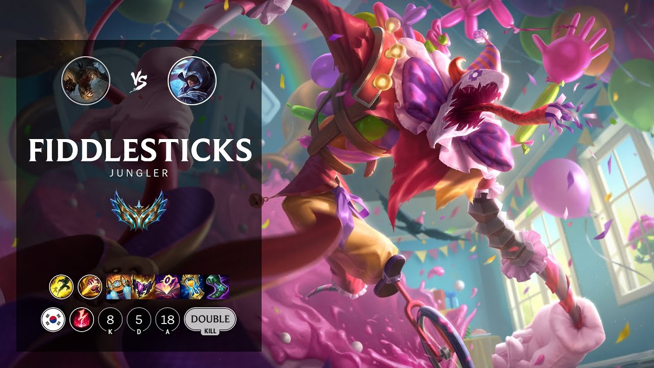 Fiddlesticks Jungle vs Talon - KR Challenger Patch 12.13