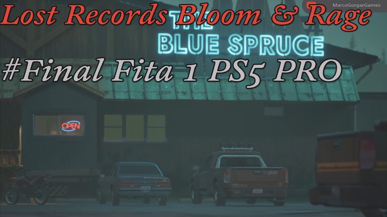 Lost Records #Final- Maquiagem e prepração p/ Bloom & Rage. Kat sangra, Créditos FITA 1 PS5 PRO