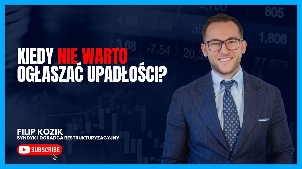 Kiedy NIE Warto Ogłaszać Upadłości? Syndyk wyjaśnia!