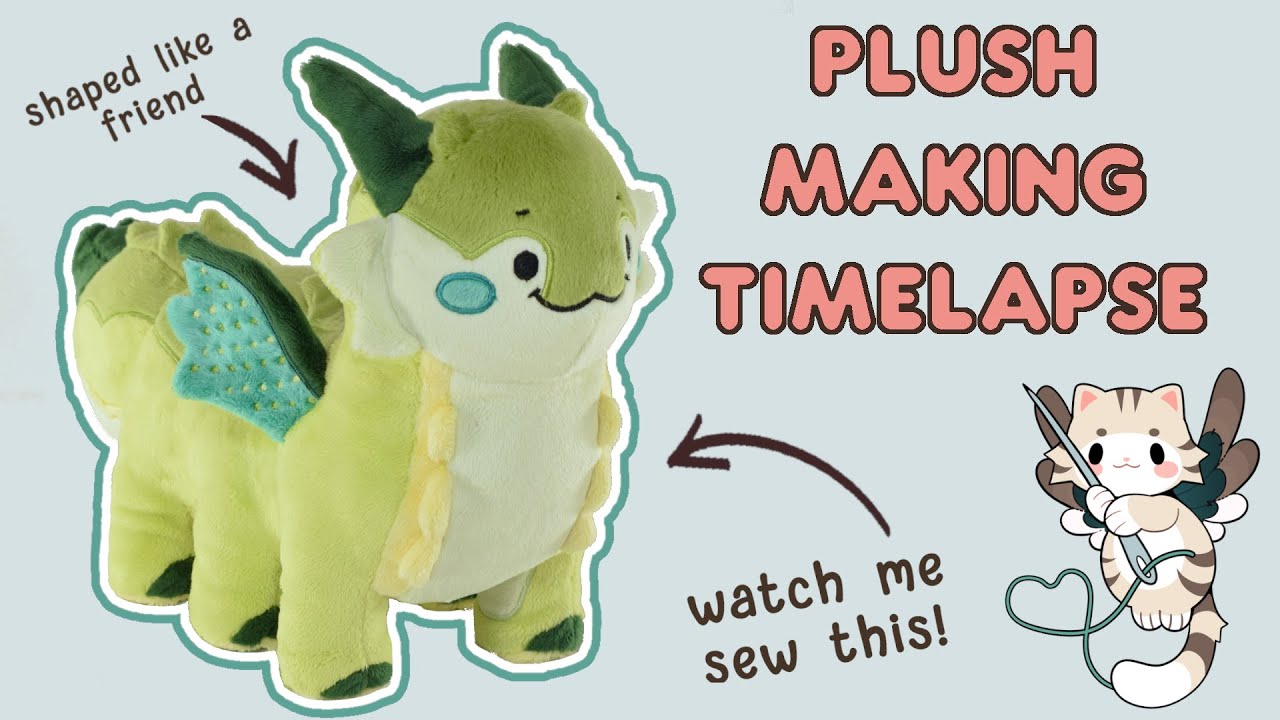 Making A Plush of Matcha, a Friend-Shaped OC
