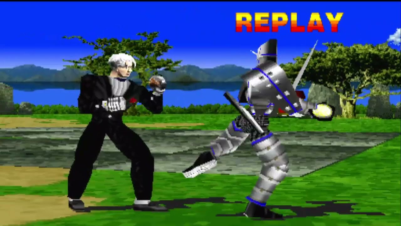 PS1 Tekken 1 lee gameplay