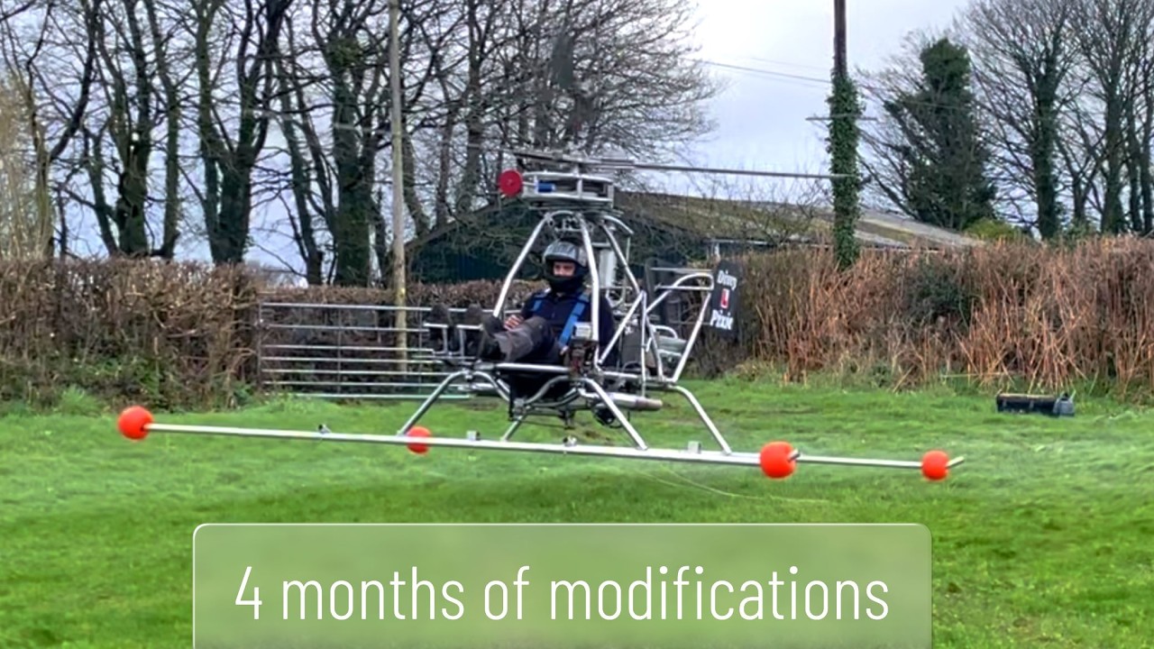 Homemade Helicopter, DANGEROUS missing bolt + flying boat Ekranoplan updates.