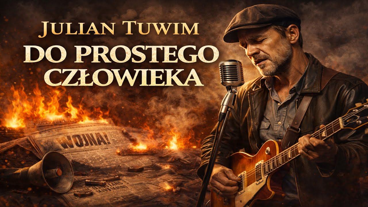 Julian Tuwim – Do prostego człowieka | Przejmująca Polska Ballada | Antywojenna Poezja