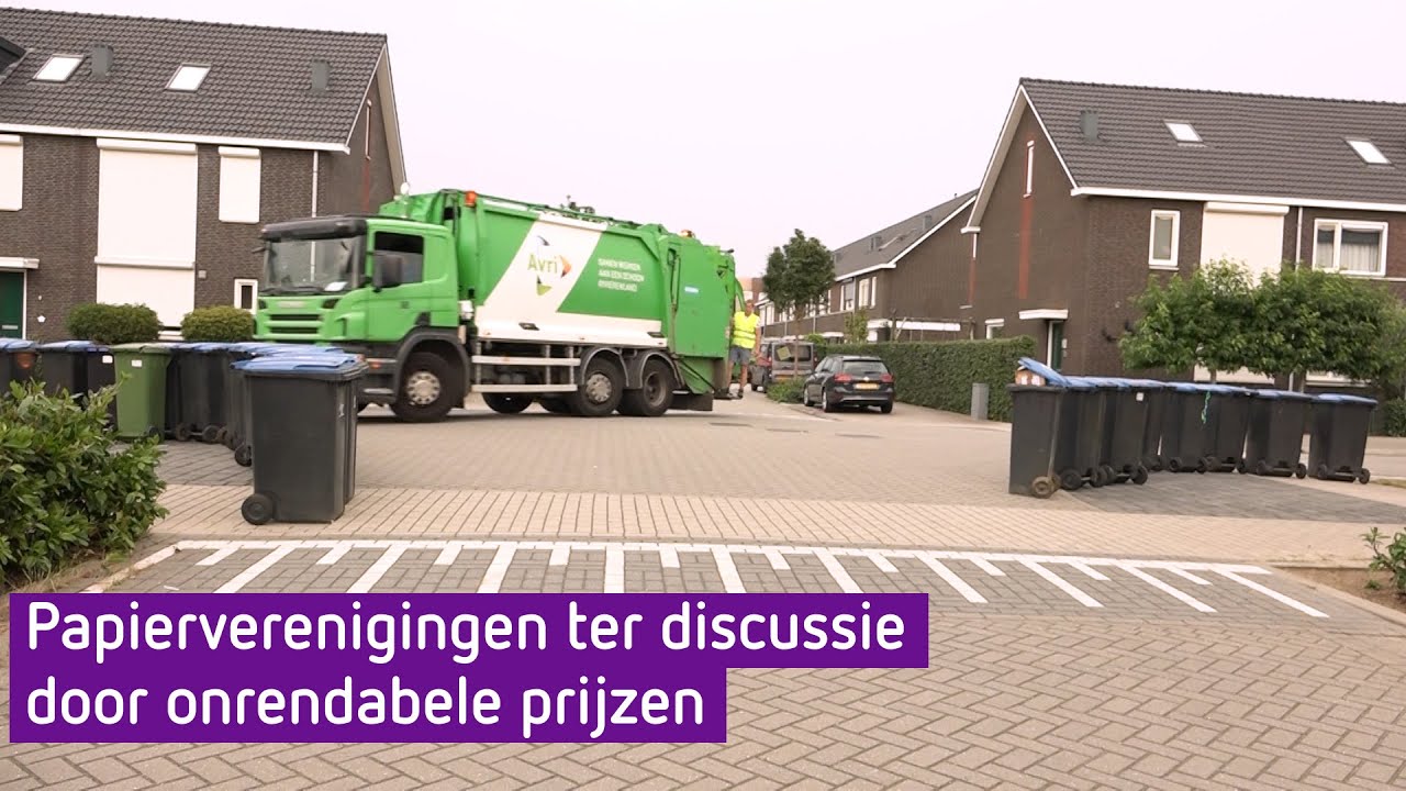 Al jaren halen verenigingen oud papier op, maar de Avri wil dat anders
