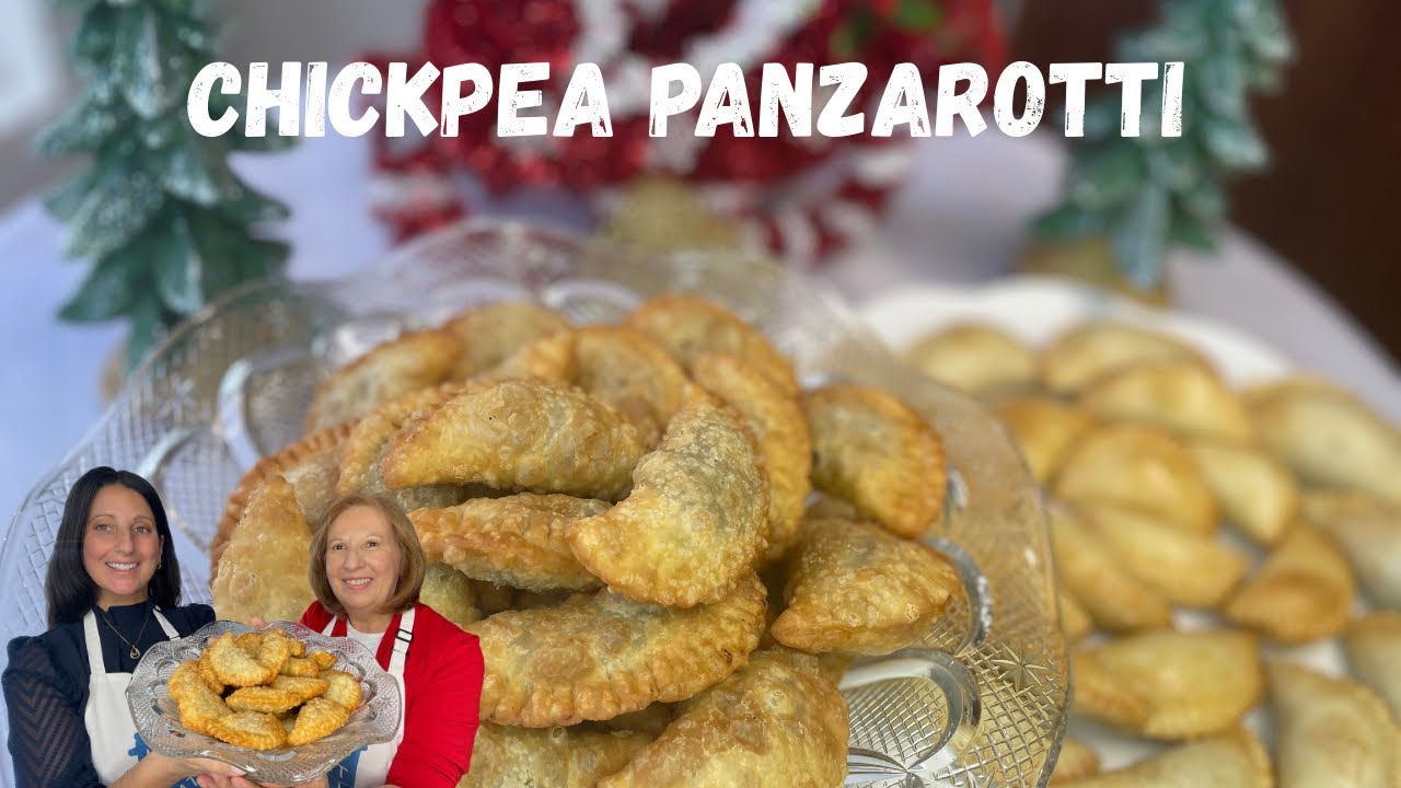 Итальянское сладкое печенье с начинкой из нута - Panzarotti Dolci Con I Ceci
