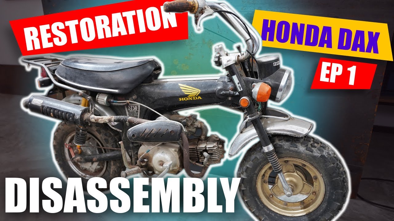 EP1 - Honda Dax Minitrail restoration (1969 ST50)