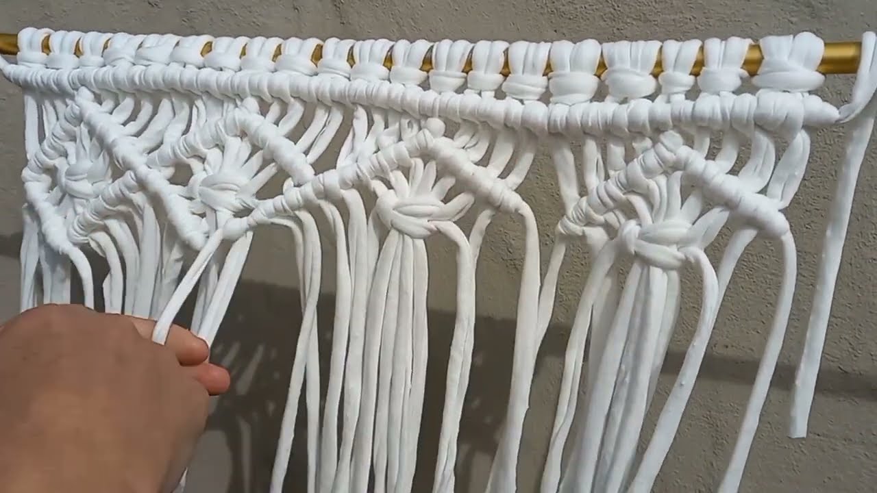 Curtain design *16 / Patrón para cortina de Macramé / Macrame curtain pattern