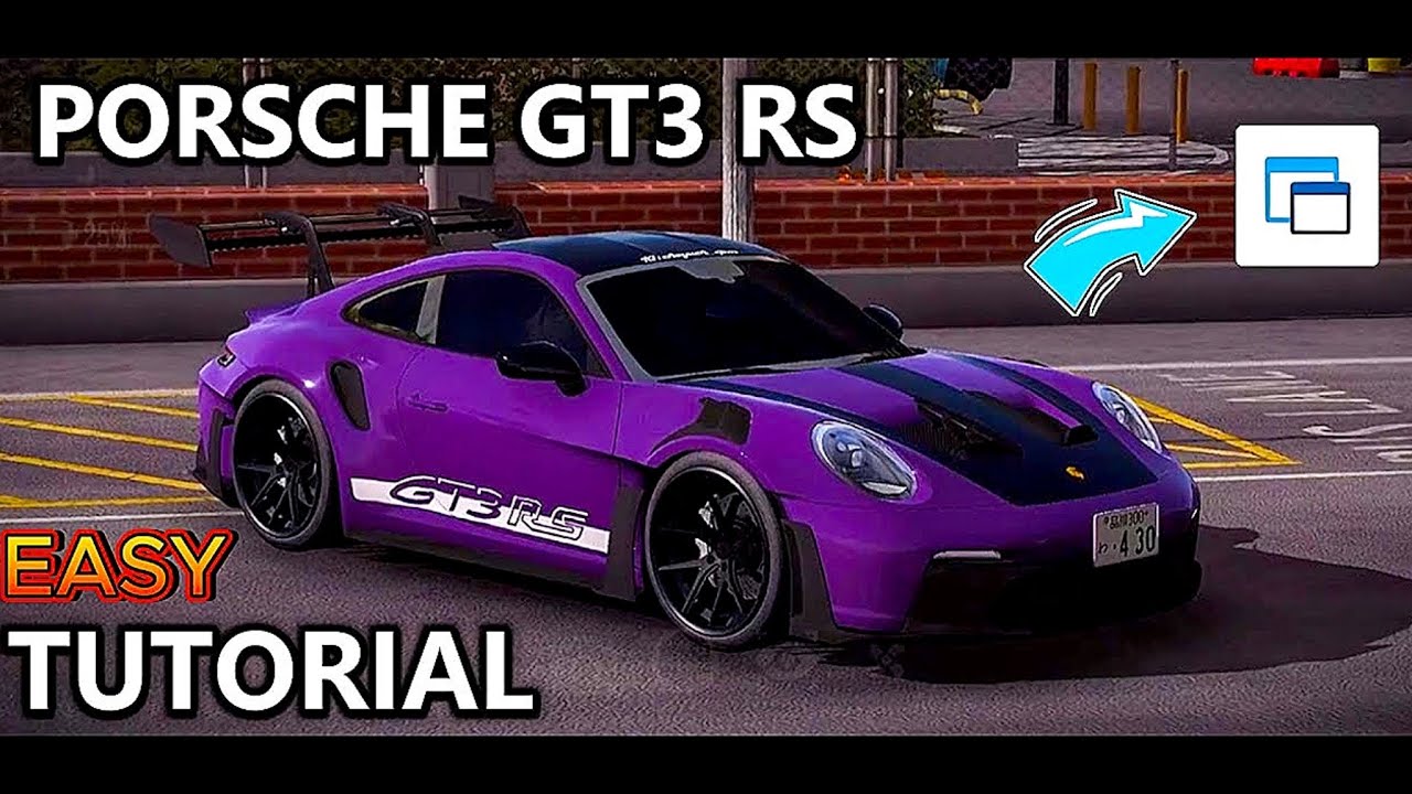 How to Design an Porsche GT3 RS Livery Kit in Car Parking Multiplayer (Step-by-Step Guide!)