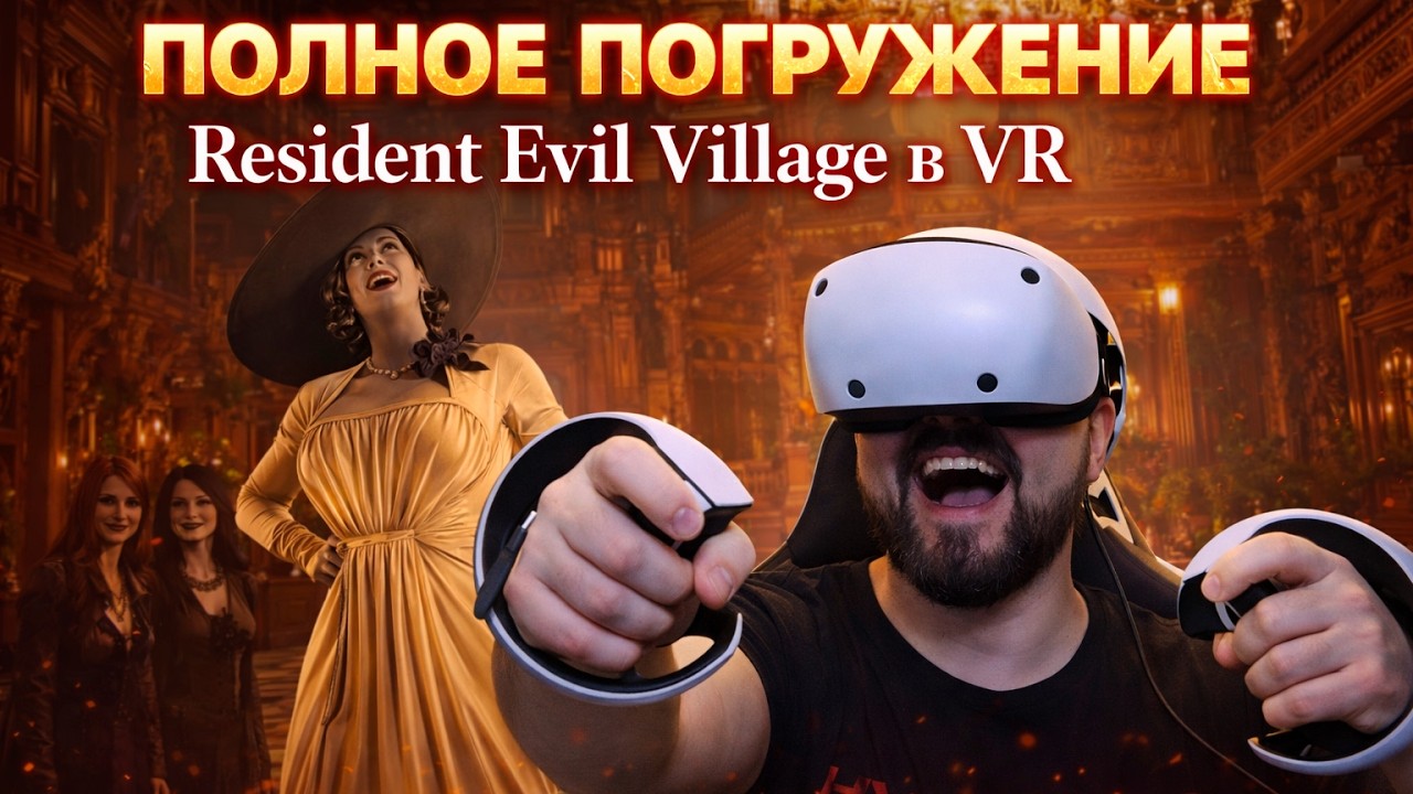 Полное погружение в Resident Evil Village VR на PS VR2 PS5 Часть 2
