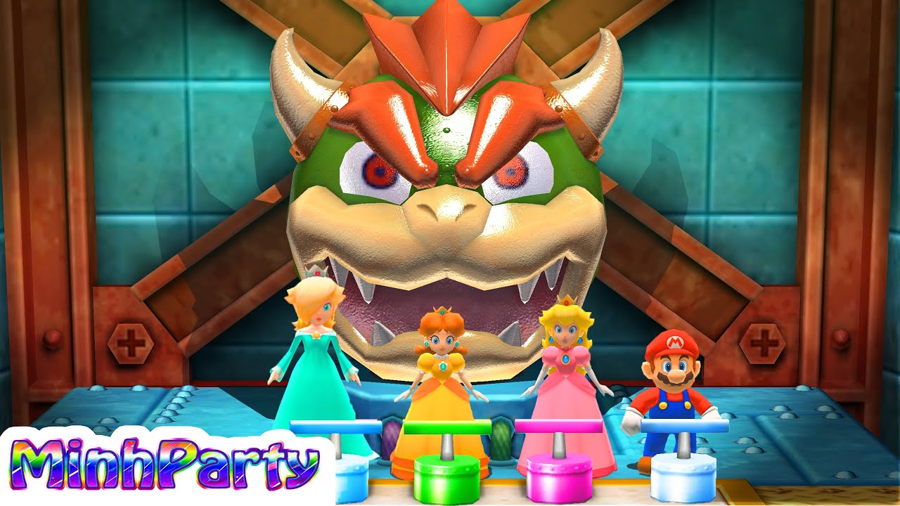 Mario Party Top 100 Mario Vs Daisy Vs Rosalina Vs Peach Gameplay