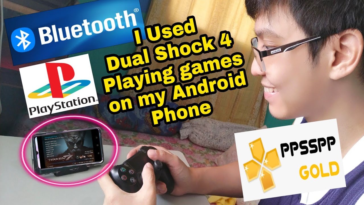 How to Connect Dual Shock 4 on Android Phone to Play any Games using PS4 DS4 Controller