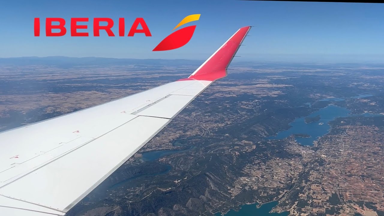 Iberia CRJ-1000 Approach & Landing in Madrid 🇪🇸