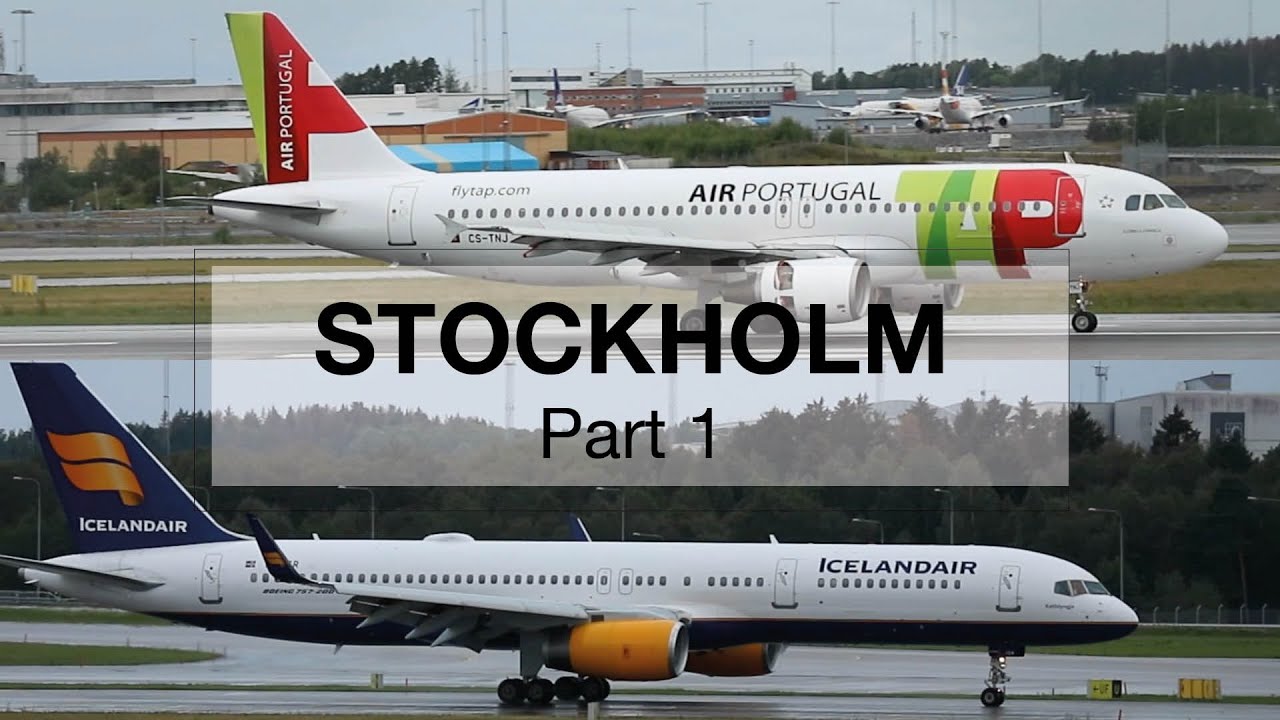 Stockholm Arlanda Airport Planespotting - Part One