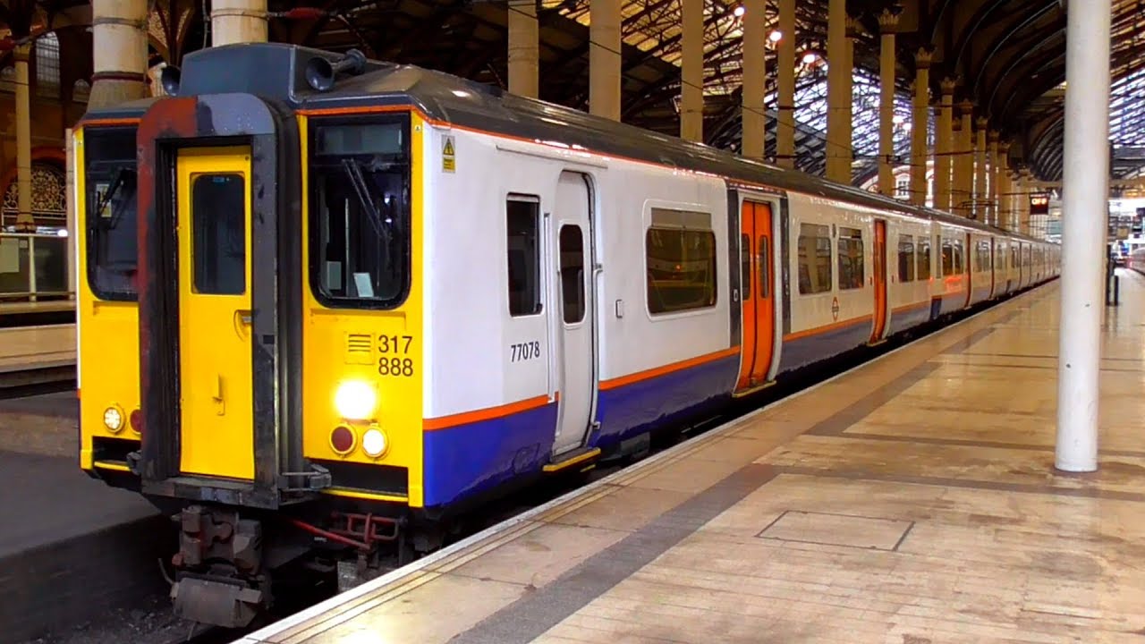 London Overground Class 317 Ride: Enfield Town to London Liverpool Street - 19/11/19
