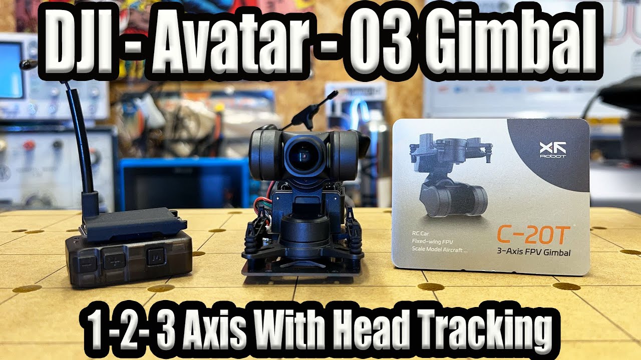 XF Robot C-20T Gimbals For DJI FPV - O3 - Avatar HD - Wireless Head Tracking