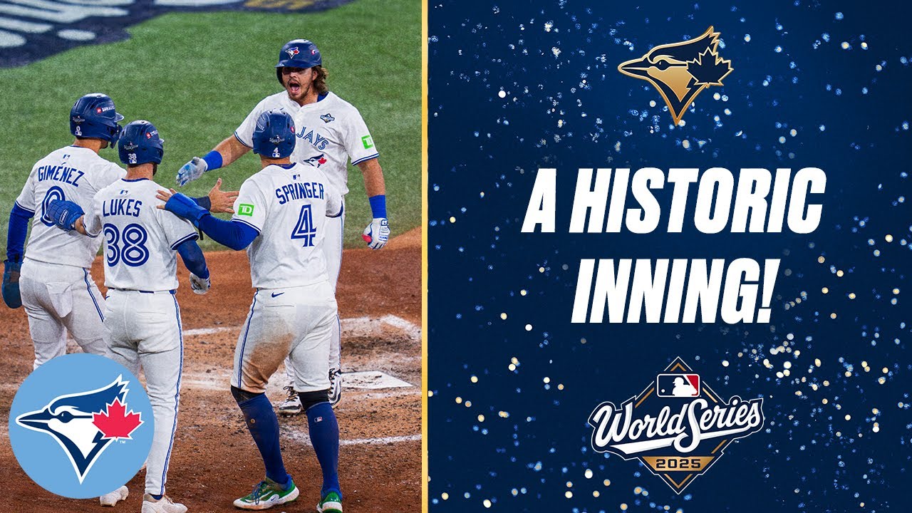 EVERY PITCH: Blue Jays score NINE runs in HISTORIC sixth inning of Game 1 of World Series!