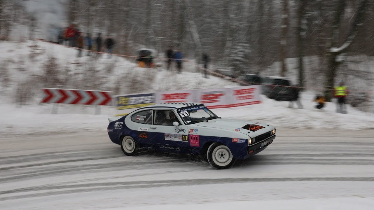 IX Darwit Walimska Zimówka 2022 Ford Capri Rally Action 1978
