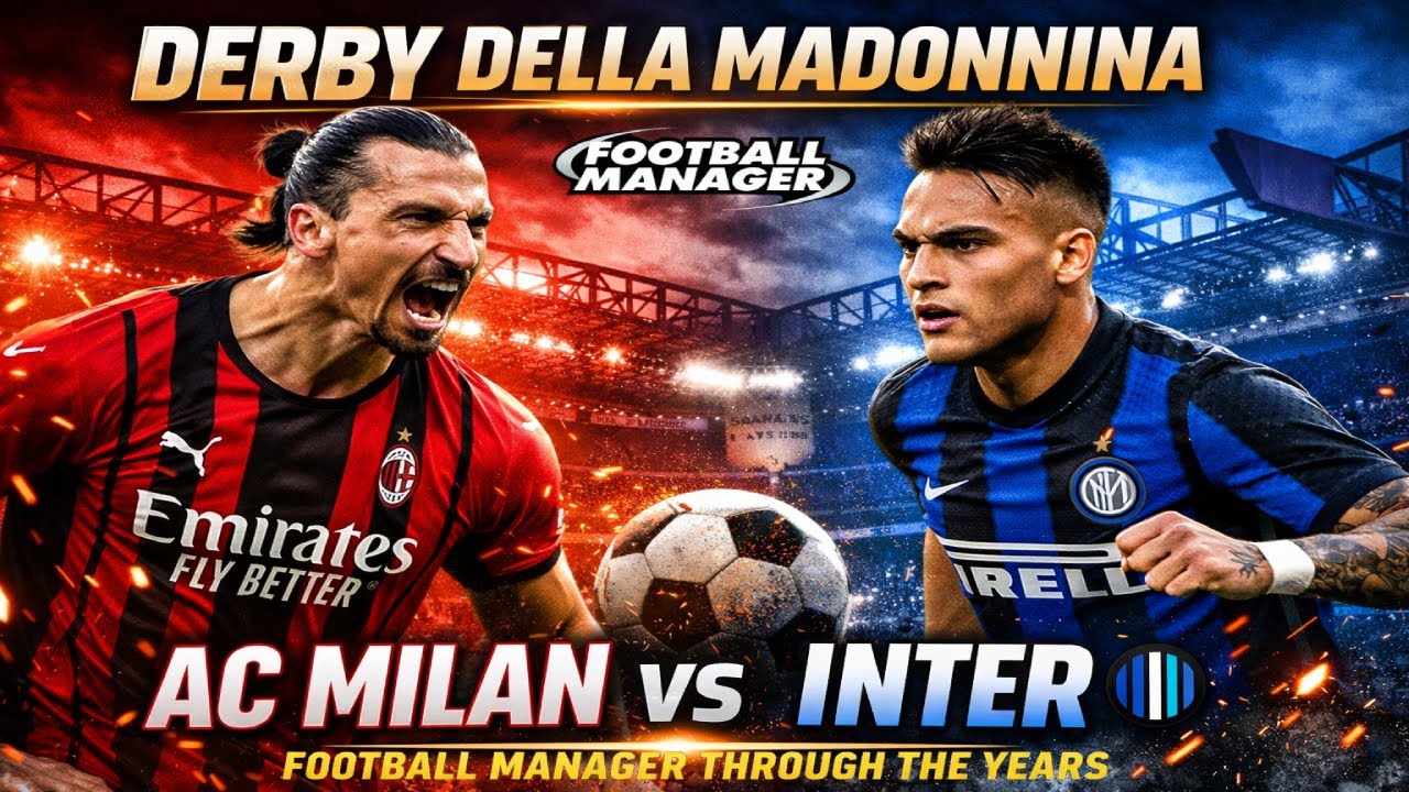 AC Milan vs Inter in Football Manager  FM05&ndash;FM26 Formations