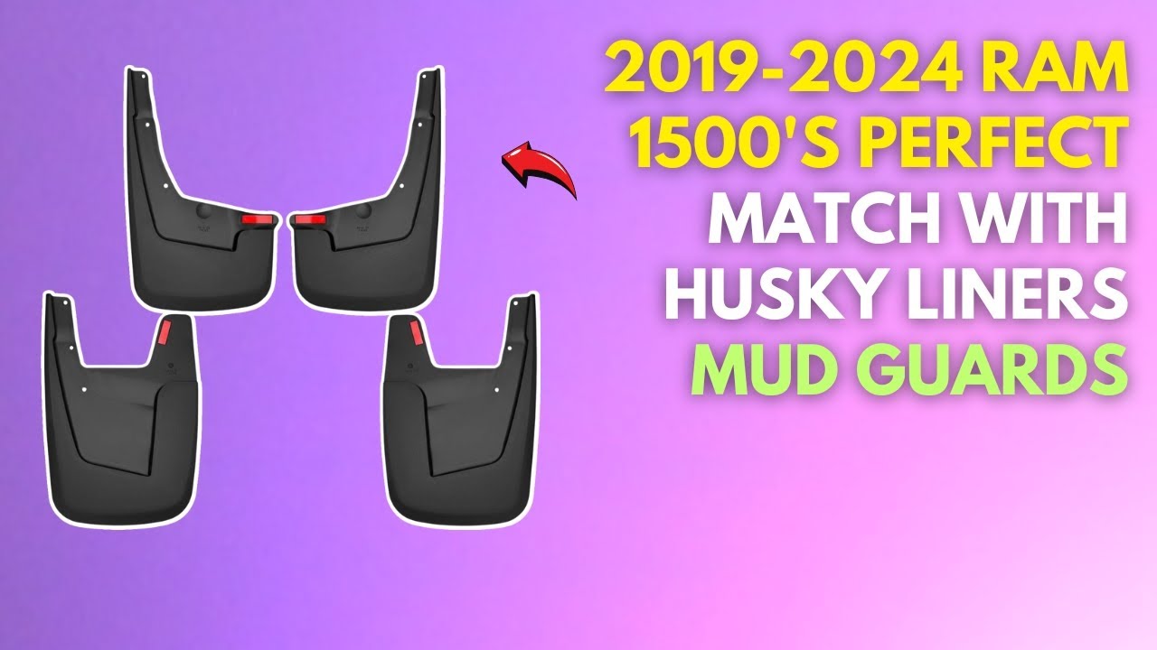 Ram 1500's Perfect Match with Husky Liners Mud Guards!