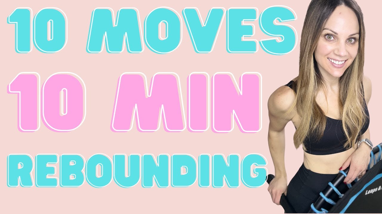 10 MOVES in 10 MINUTES REBOUNDER WORKOUT | MINI TRAMPOLINE (2000 steps in 10 MIN)