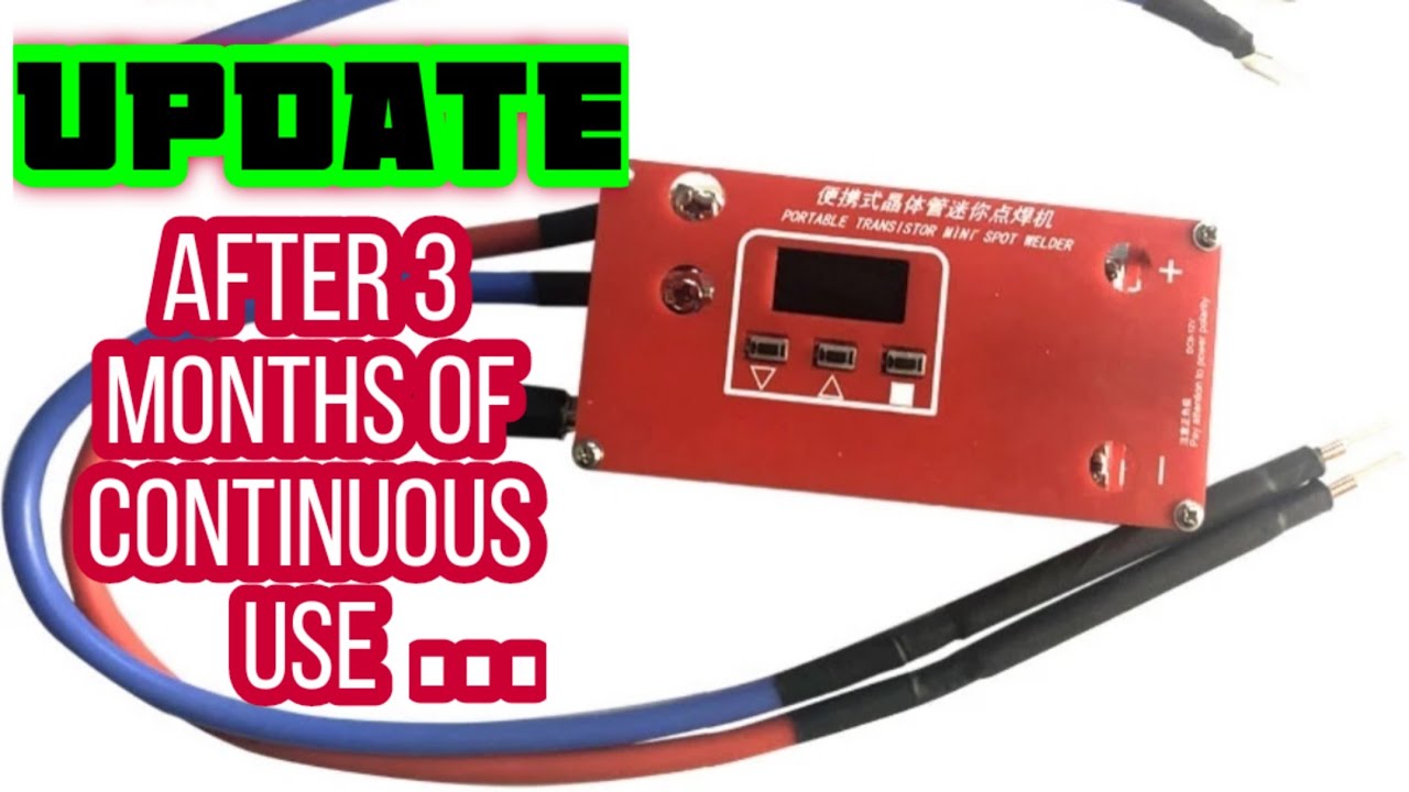 cheap spot welder update and demo (kweld alternative)??
