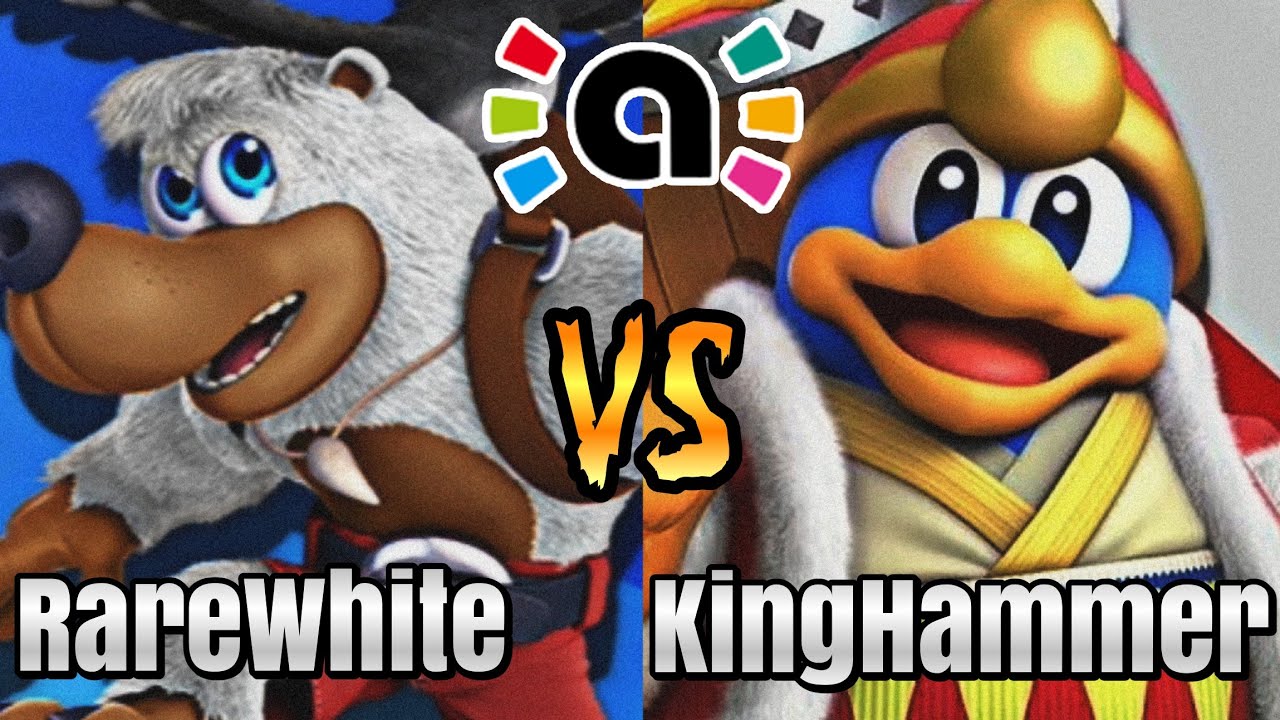 Smash Ultimate Amiibo: RareWhite (Banjo & Kazooie) vs KingHammer (King Dedede) | One Match
