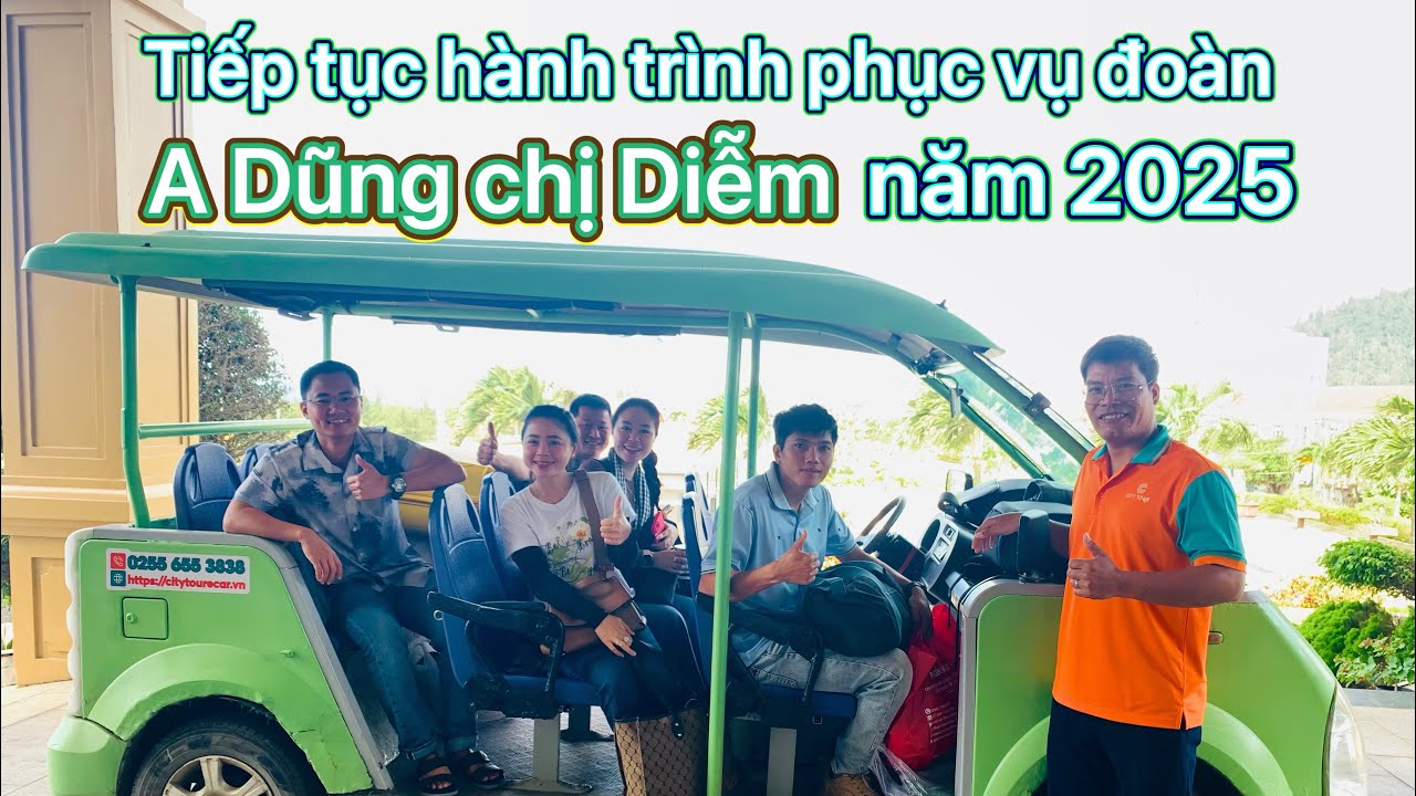 Tiếp tục h&agrave;nh tr&igrave;nh phục vụ đo&agrave;n a Dũng chị Diễm ra đảo L&yacute; Sơn năm 2025| Phạm Dũng mới nhất