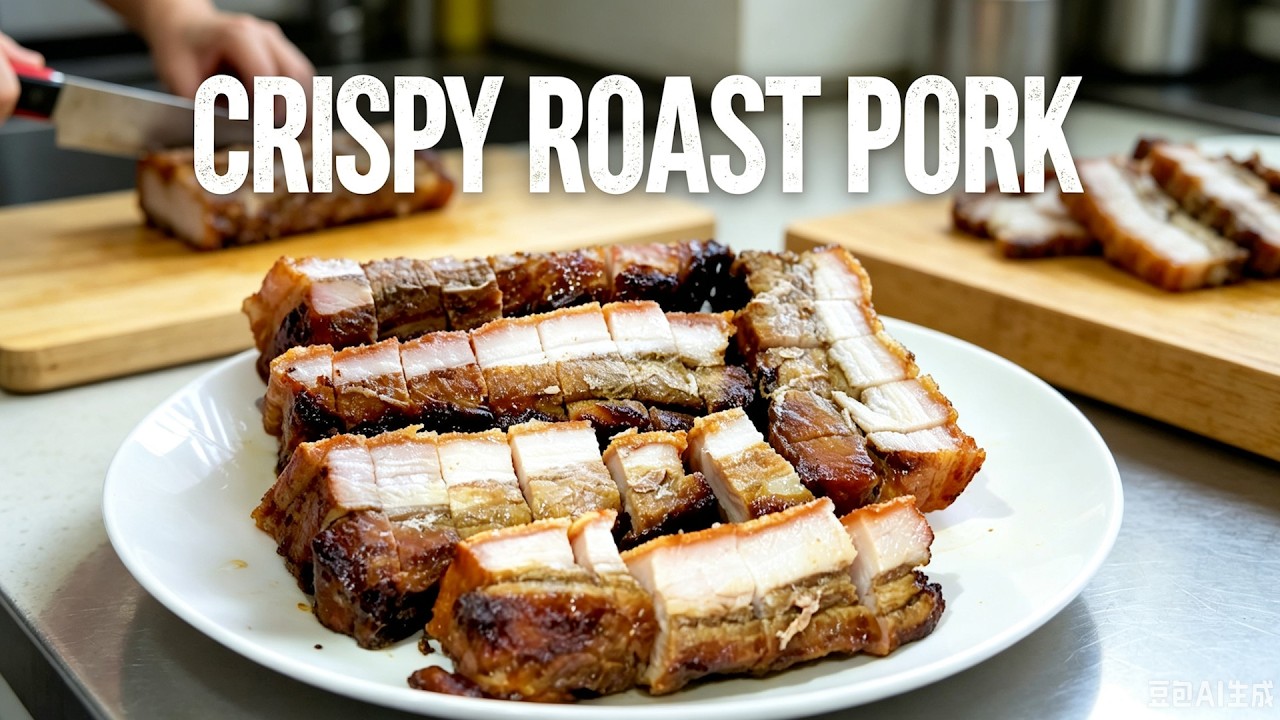 How Chinese Chef Cooks Air Fryer Crispy Skin Pork Belly