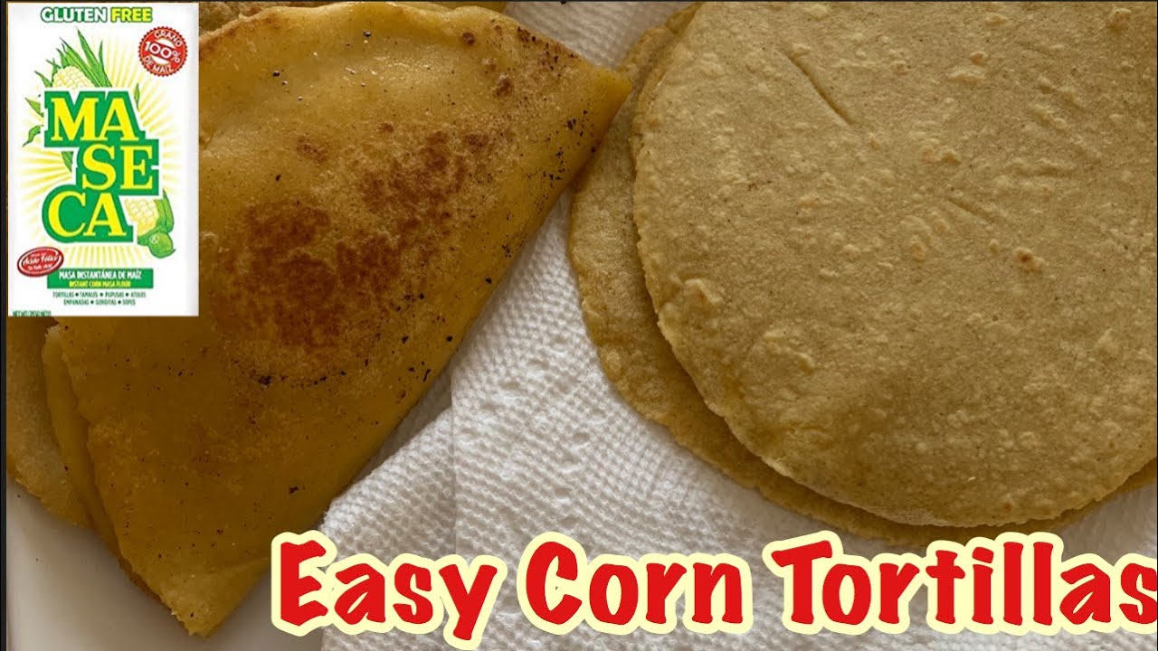 Easy Corn Tortilla recipe with Maseca | Corn quesadillas
