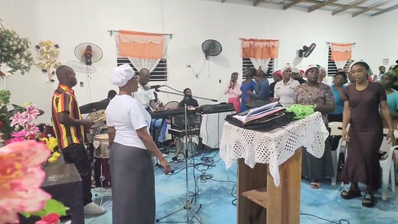 L'église de Dieu dirige pa Pasteur jeannot juillet jén nuit rio san juan 